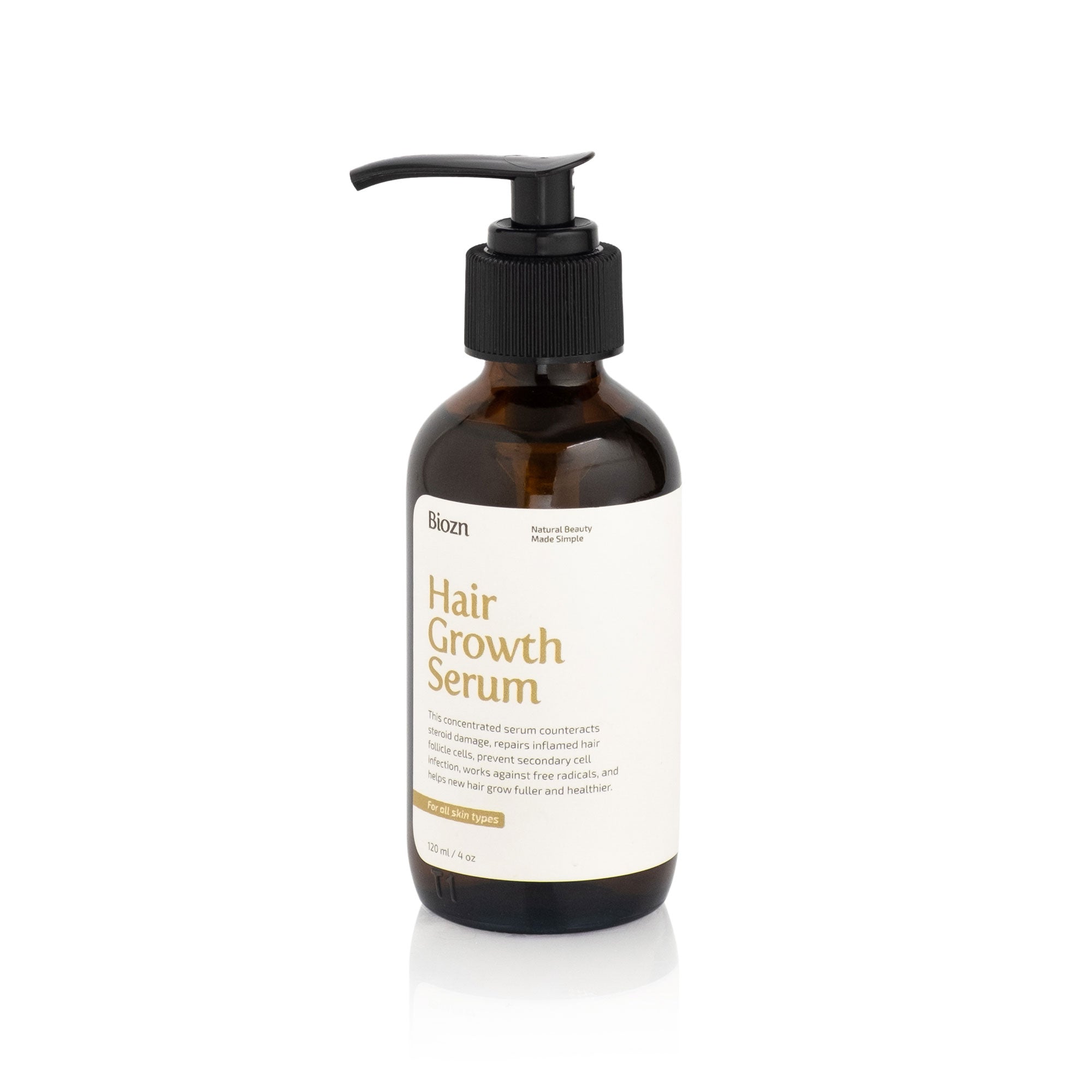 Biozn Hair Growth Serum 4 oz